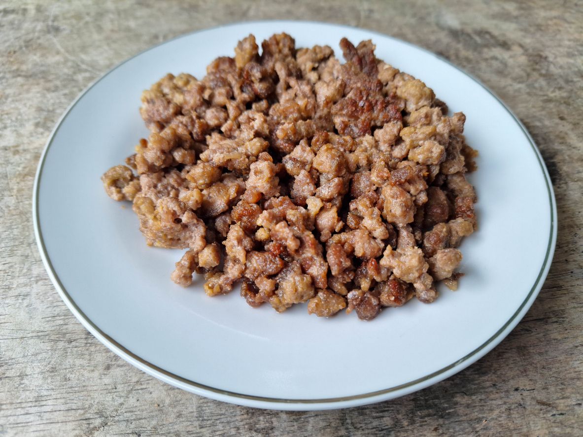 Ground chicken sausage from pasture-raised Indiana chickens