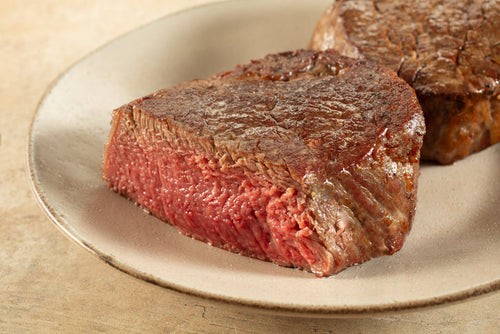 Eight-ounce 100% grass-fed Baseball Cut Sirloin Steak from Tyner Pond Farm