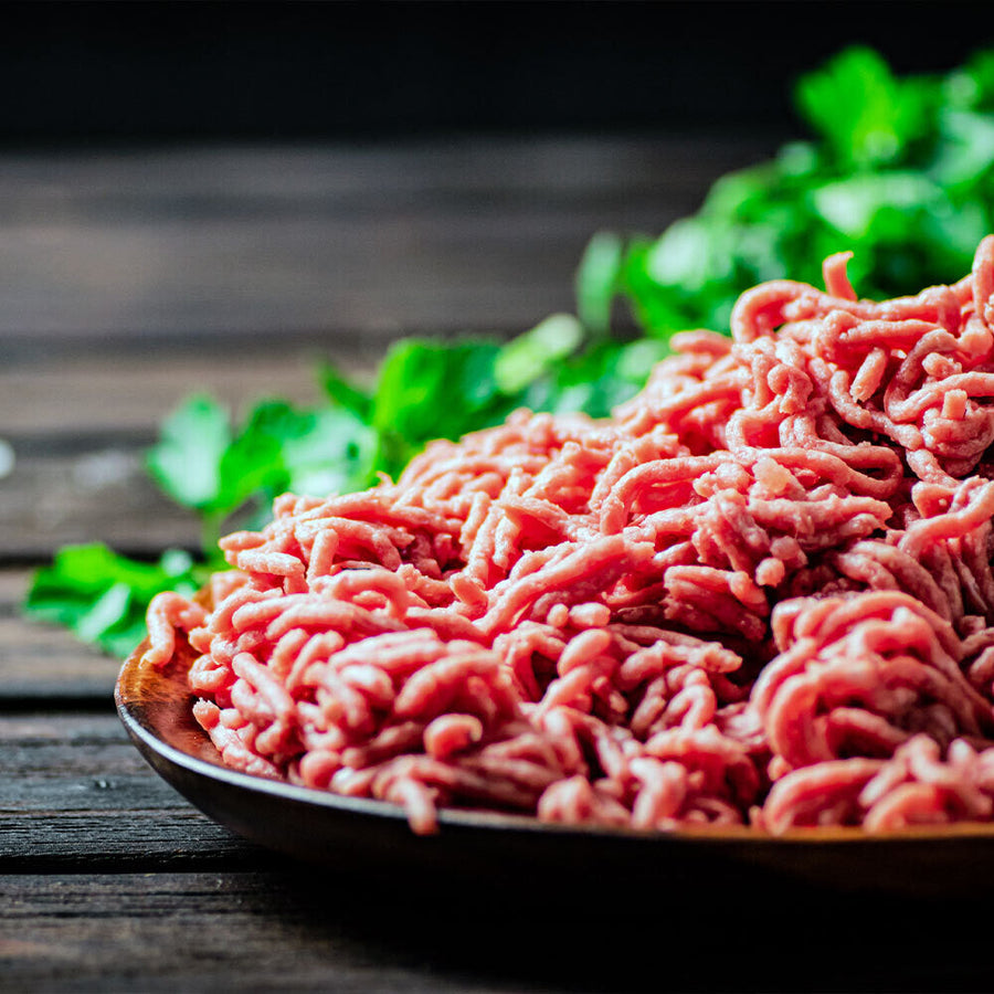 One-pound package of 100% grassfed ground beef from Tyner Pond Farm